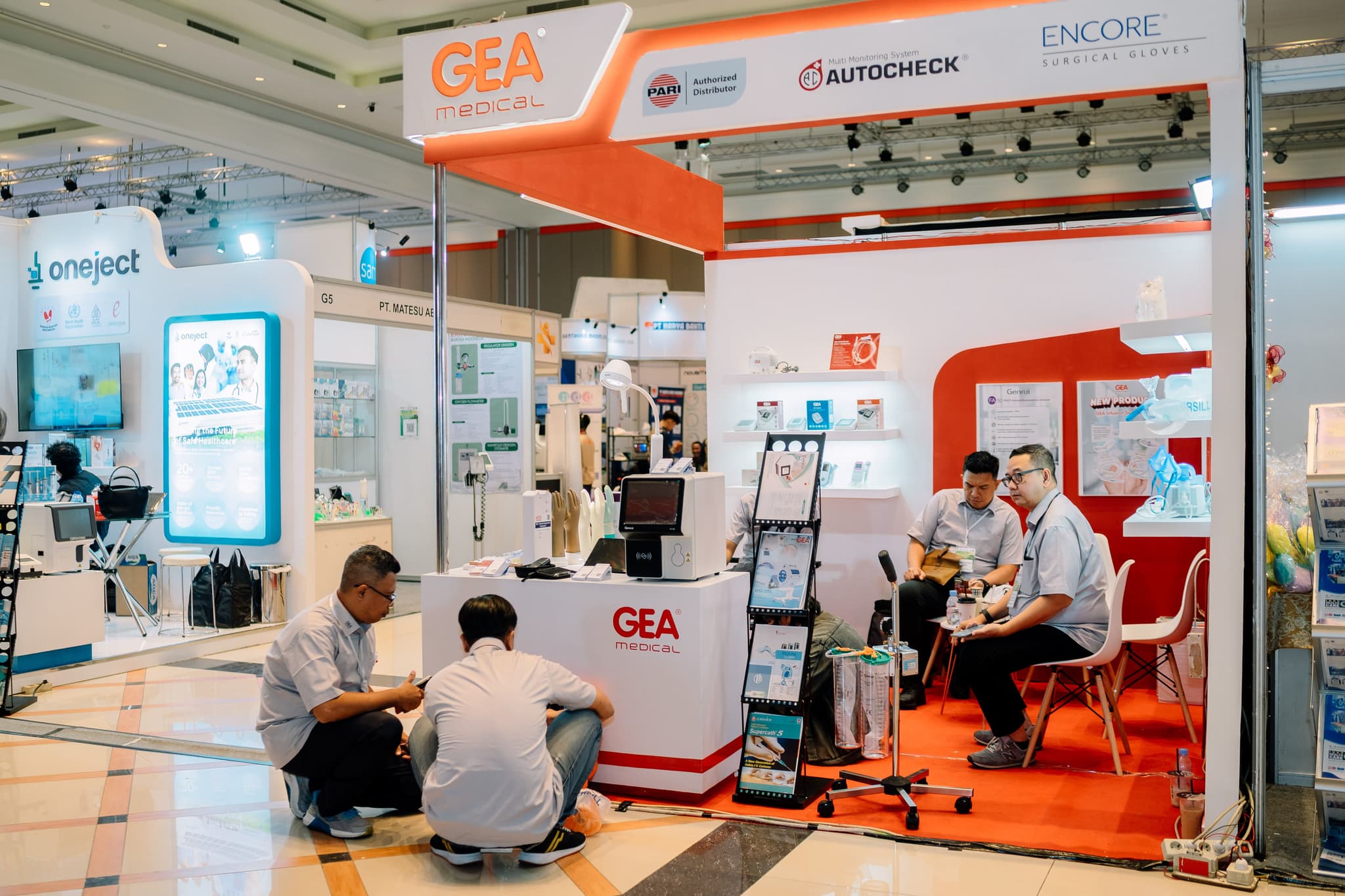 Klip pendek suasana hall pameran saat pembukaan